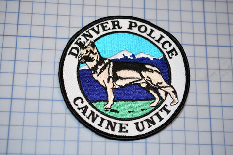 Denver Colorado Police Canine Unit Patch (S5-2)