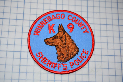 Winnebago County Indiana Sheriff's Police K9 Patch (S5-3)