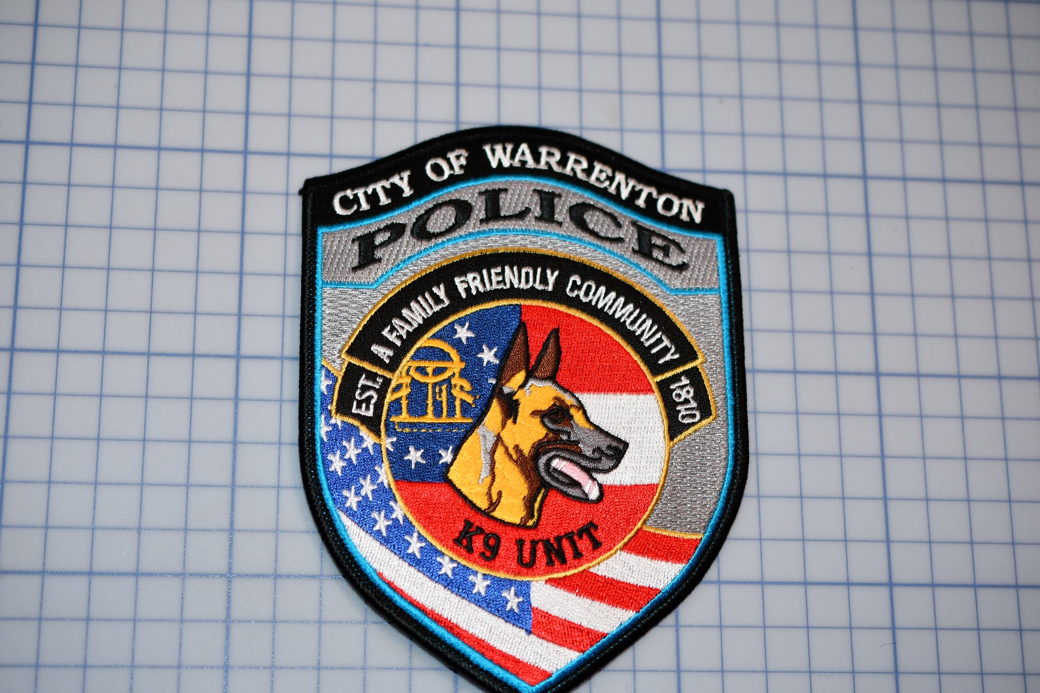 City Of Warrenton Georgia Police K9 Patch (S5-3)