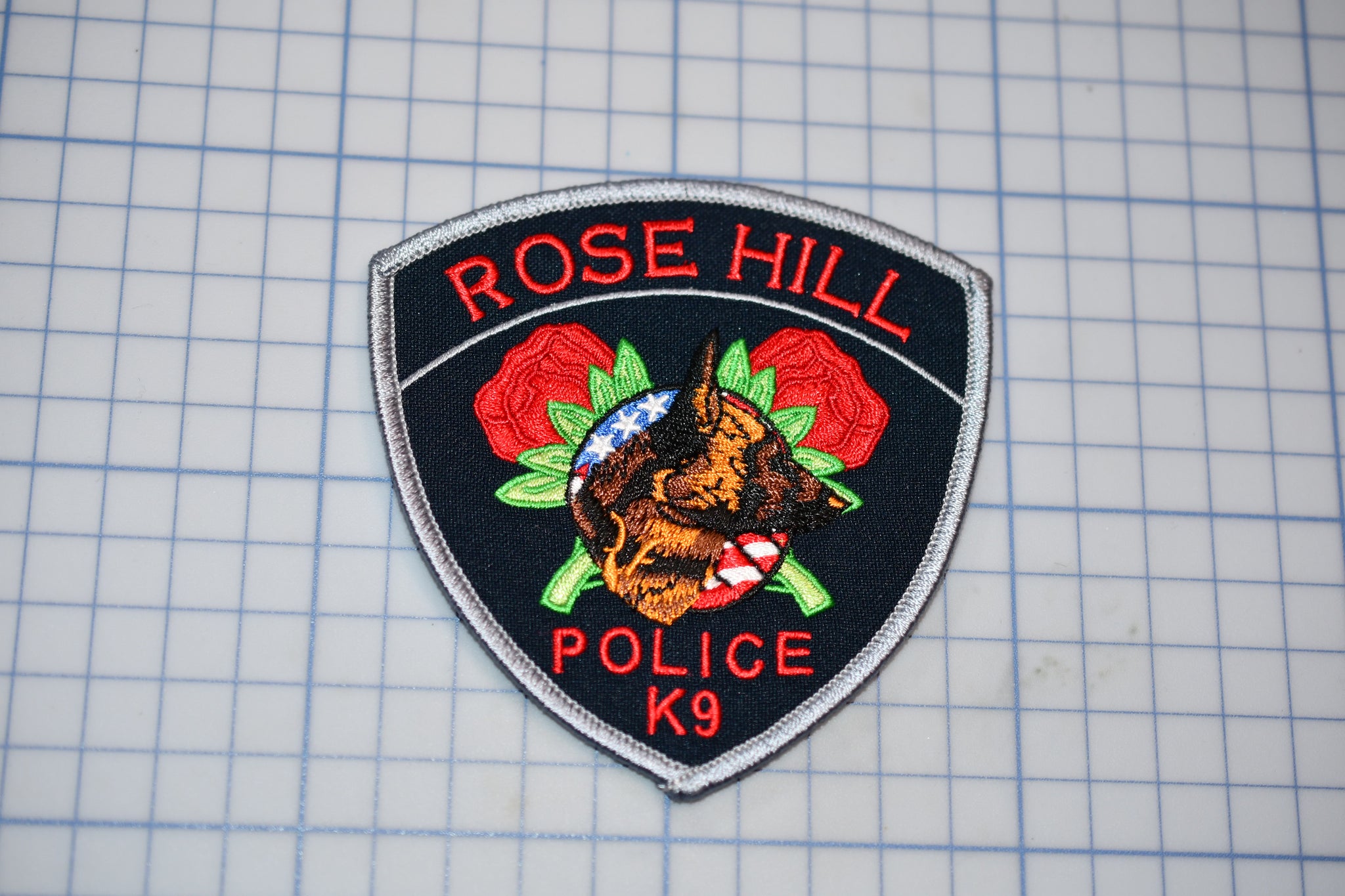 Rose Hill Kansas Police K9 Patch (S5-3)