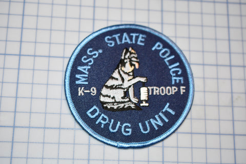 Massachusetts State Police K9 Drug Unit Patch (S5-2)