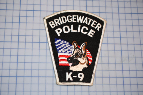 Bridgewater Massachusetts Police K9 Patch (S5-2)