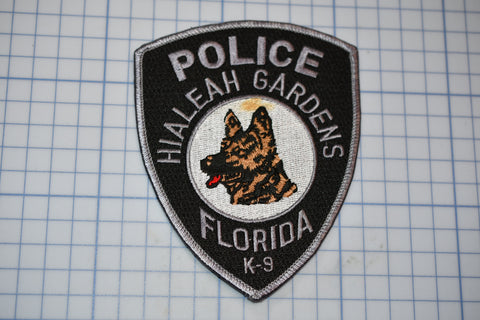 Haleah Gardens Florida Police K9 Patch (S5-3)