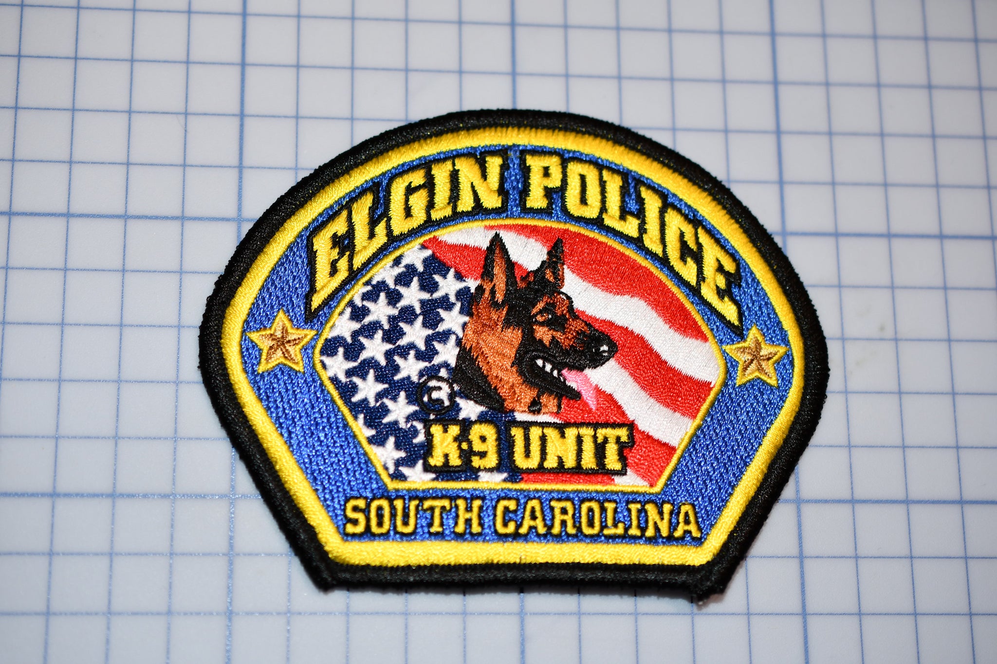 Elgrin South Carolina Police K9 Patch (S5-2)