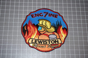 Lewiston Fire Department Engine 7 Patch (B19)