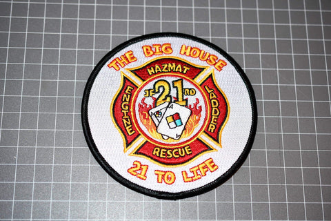 Jacksonville Fire Department "21 To Life" Patch (B19)