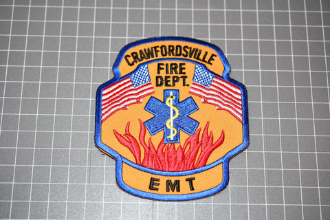 Crawfordsville Fire Department EMT Patch (B19)