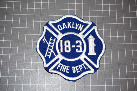 Oaklyn New Jersey Fire Department Patch (B1)