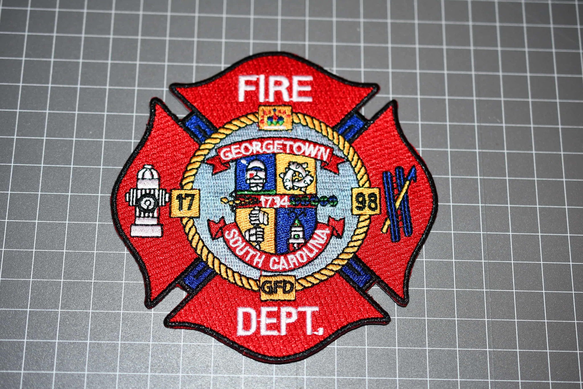 Georgetown South Carolina Fire Department Patch (B2)