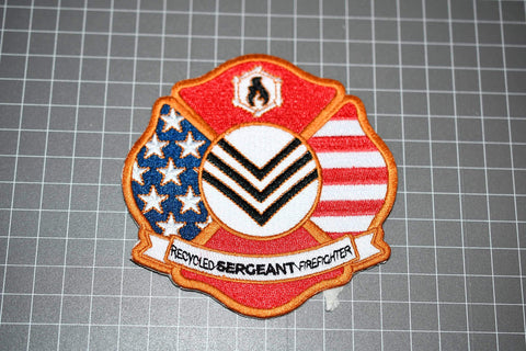 Retired Sergeant Firefighter Patch (B2)