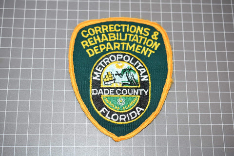 Metropolitan Dade-County Florida Corrections & Rehabilitations Department Patch (B2)