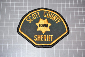 Scott County Iowa Sheriff's Department Patch (B2)
