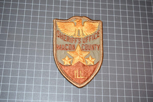 Macon County Illinois Sheriff's Office Patch (B2)