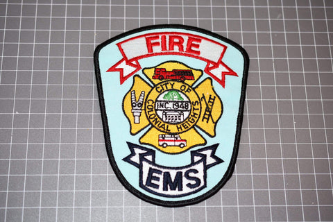 City Of Colonial Heights Virginia Fire Department Patch (U.S. Fire Patches)
