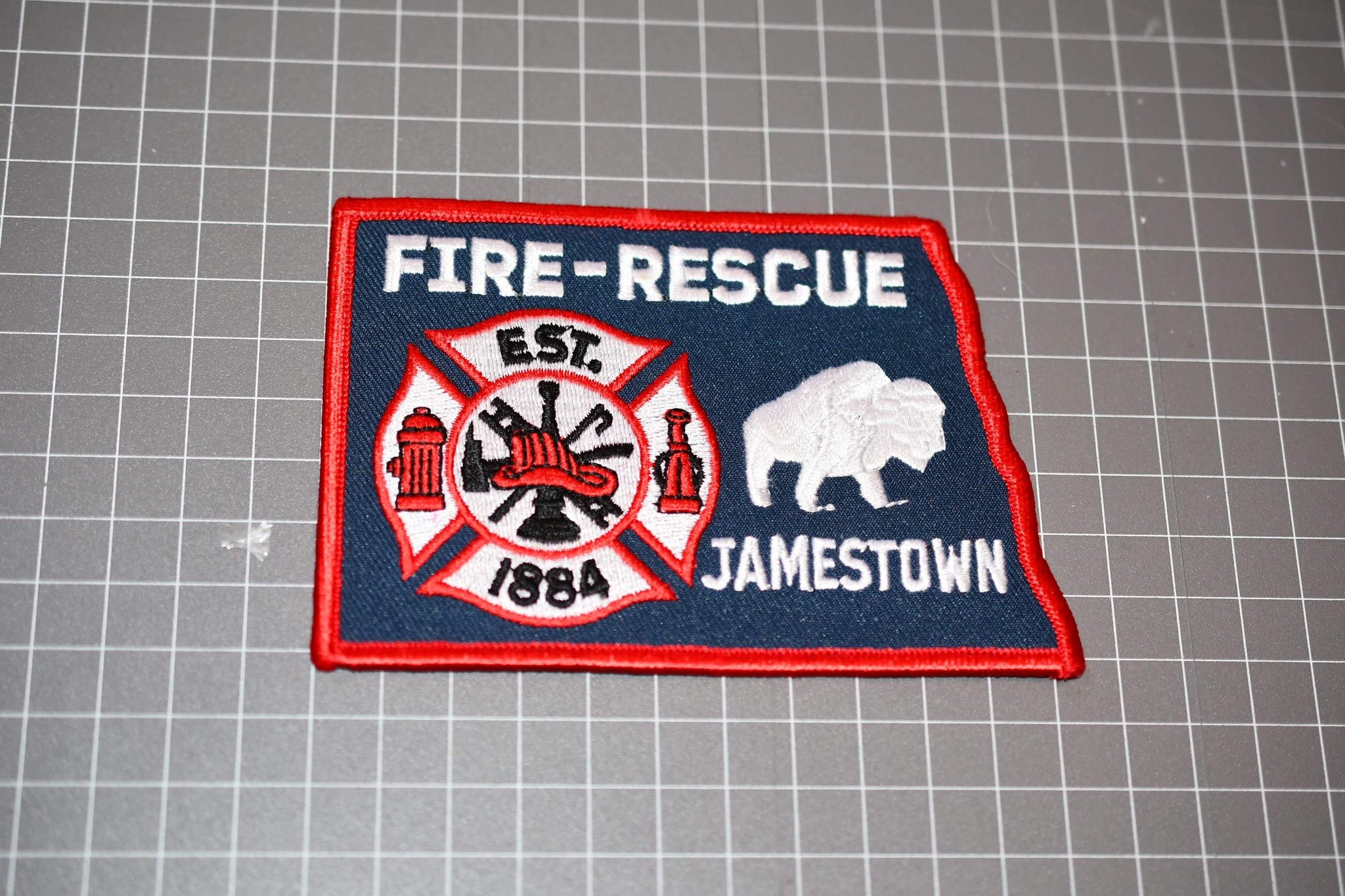 Jamestown North Dakota Fire Rescue Patch (U.S. Fire Patches)