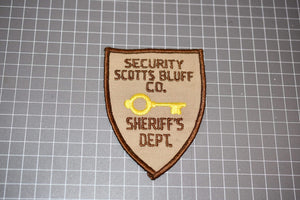 Scotts Bluff County Nebraska Sheriff's Department Security Patch (U.S. Police Patches)