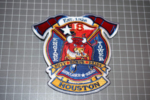 Houston Fire Department Engine Tower 18 Patch (B19)