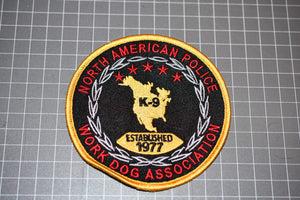 North American Police Work Dog Association Patch (B4)