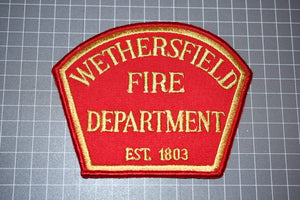 Wethersfield Connecticut Fire Department Patch (B1)