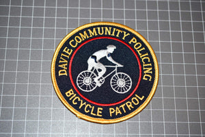 Davie Community Policing Florida Bicycle Patrol Patch (B1)