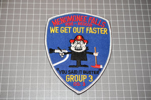 Menomonee Falls Wisconsin Fire Department Patch (B3)