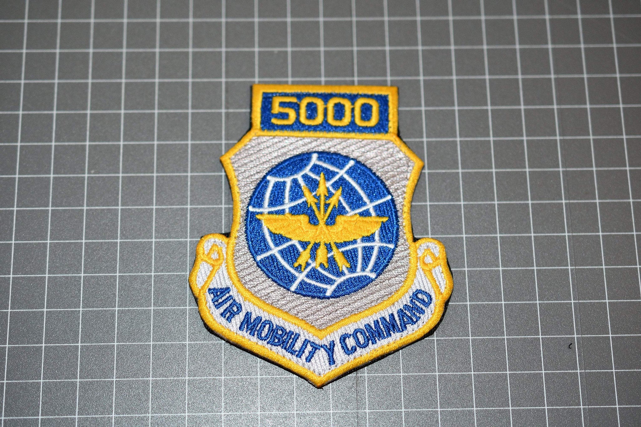 USAF Air Mobility Command 5000 Hours Patch (Hook & Loop)   ( US-MIL  )