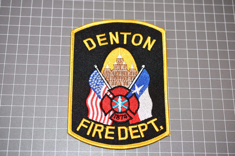 Denton Texas Fire Department Patch (B2)