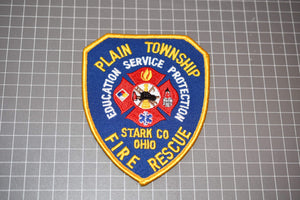 Plain Township Ohio Fire Rescue Patch (U.S. Fire Patches)