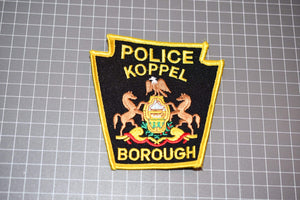 Koppel Borough Pennsylvania Police Patch (B3)