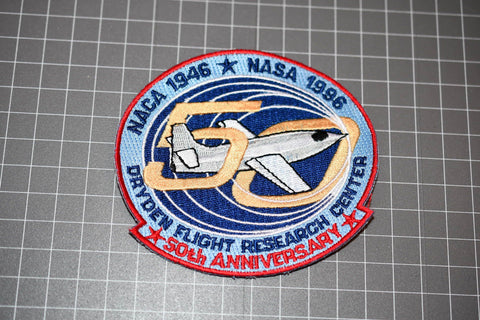NACA 1956 - NASA 1996 50th Anniversary Dryden Flight Research Center Patch (B3)