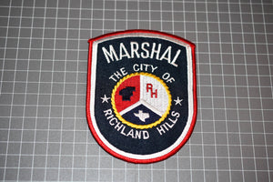 The City Of Richland Hills Texas Marshal Patch (B8)
