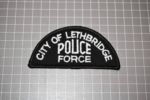 City Of Lethbridge Canada Police Force Patch (B8)