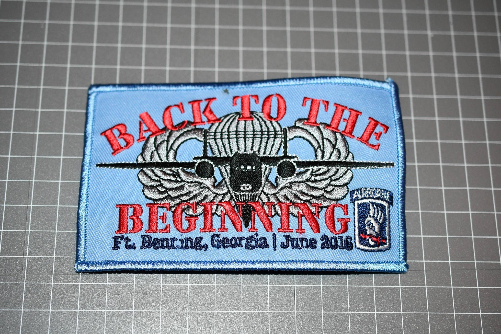 United States Army Airborne "Back To The Beginning" 2016 Patch (B9)