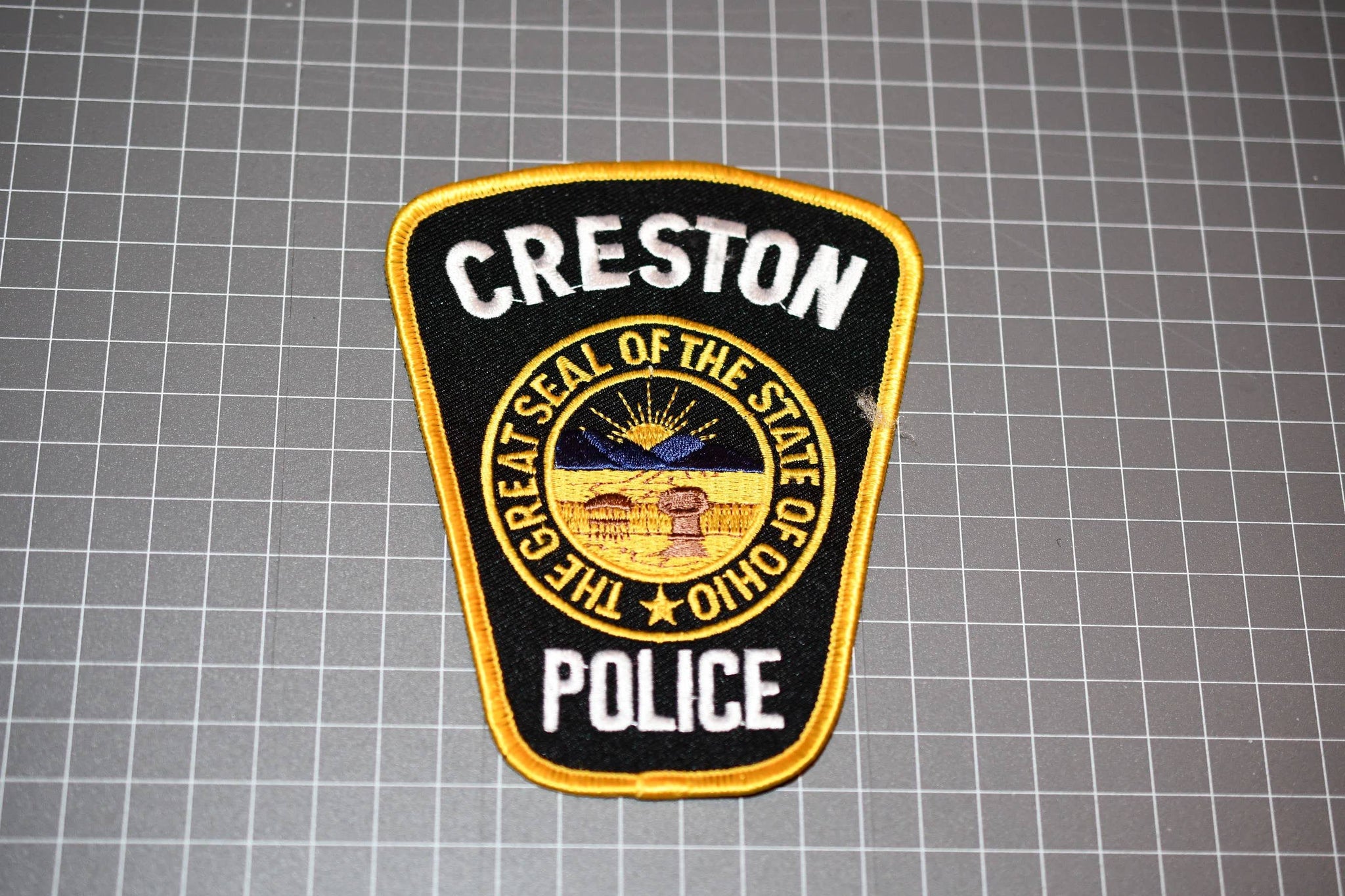 Creston Ohio Police Patch (B8)