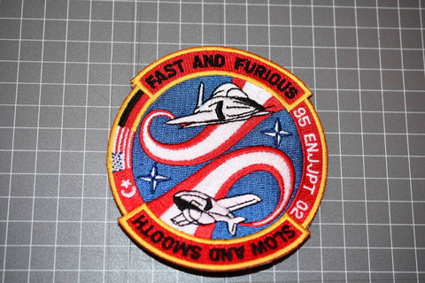 USAF Turkish Air Force 95 ENJET 02 "Fast And Furious, Slow And Smooth" Patch (B10-049)