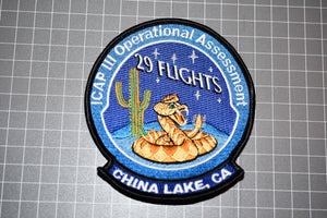 USAF ICAP III Operational Assessment - 29 Flights Patch (B10-085)