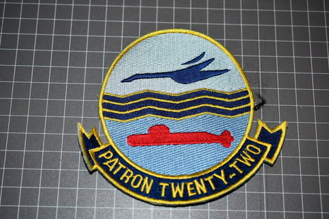 USN Patrol Squadron 22 Patron Twenty-Two Patch (B10-087)