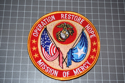 USMC Operation Restore Hope - Mission Of Mercy Patch (B10-089)