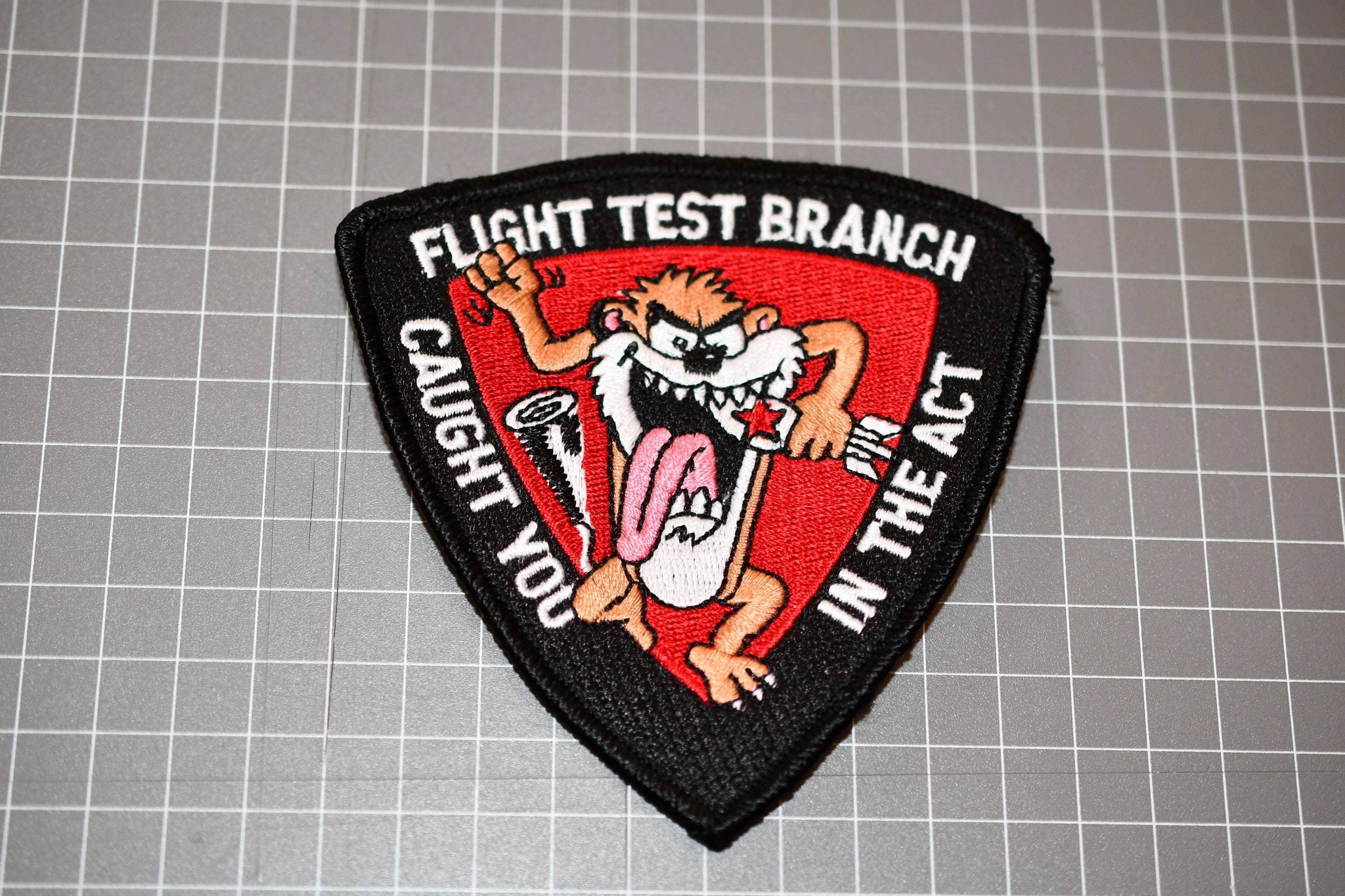 USAF 452nd Flight Test Branch "Caught You In The Act" Patch (B10-135)