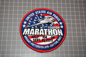 USAF 15th Annual Marathon September 17th 2011 Patch (B10-139)