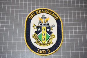 USN USS Kearsarge LHD 3 Patch (B10-139)