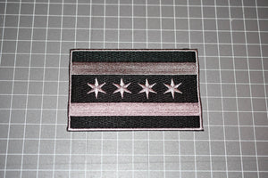 Chicago Illinois Police Flag Patch (Subdued) (B9)