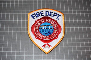 Town Of Menasha Wisconsin Fire Department Patch (B9)