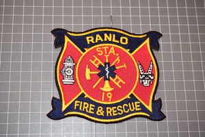 Ranlo North Carolina Fire Department Patch (U.S. Fire Patches)