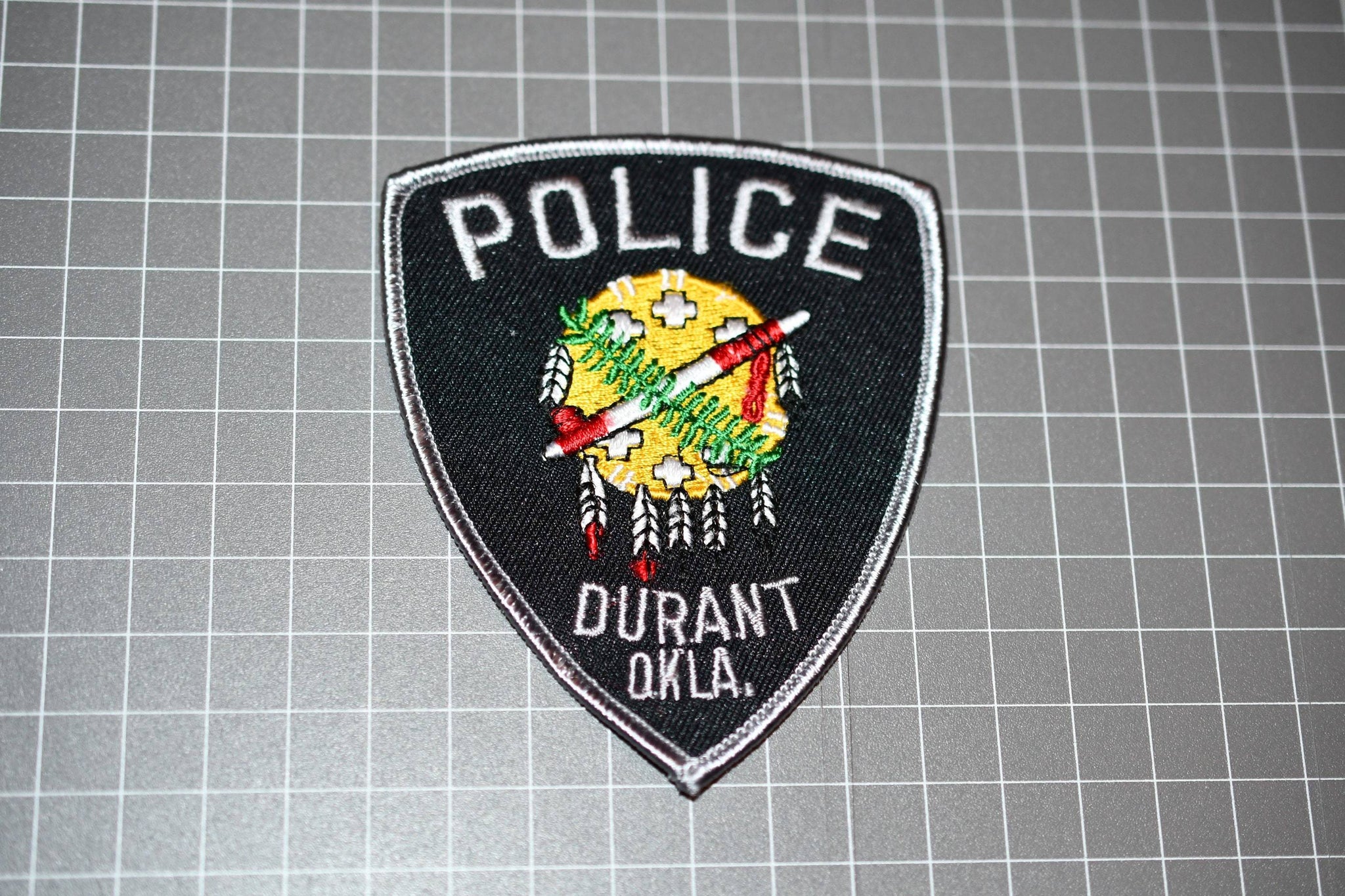 Durant Oklahoma Police Patch (B20)