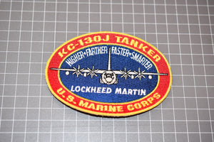 USMC KC-130J Tanker "Higher-Farther-Faster-Smarter" Patch (B10-012)