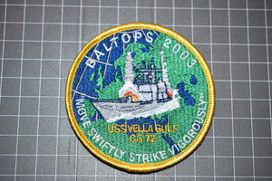 USN USS Vella Gulf BALTOPS 2003 "Move Swiftly Strike Vigorously" Patch (B10-044)