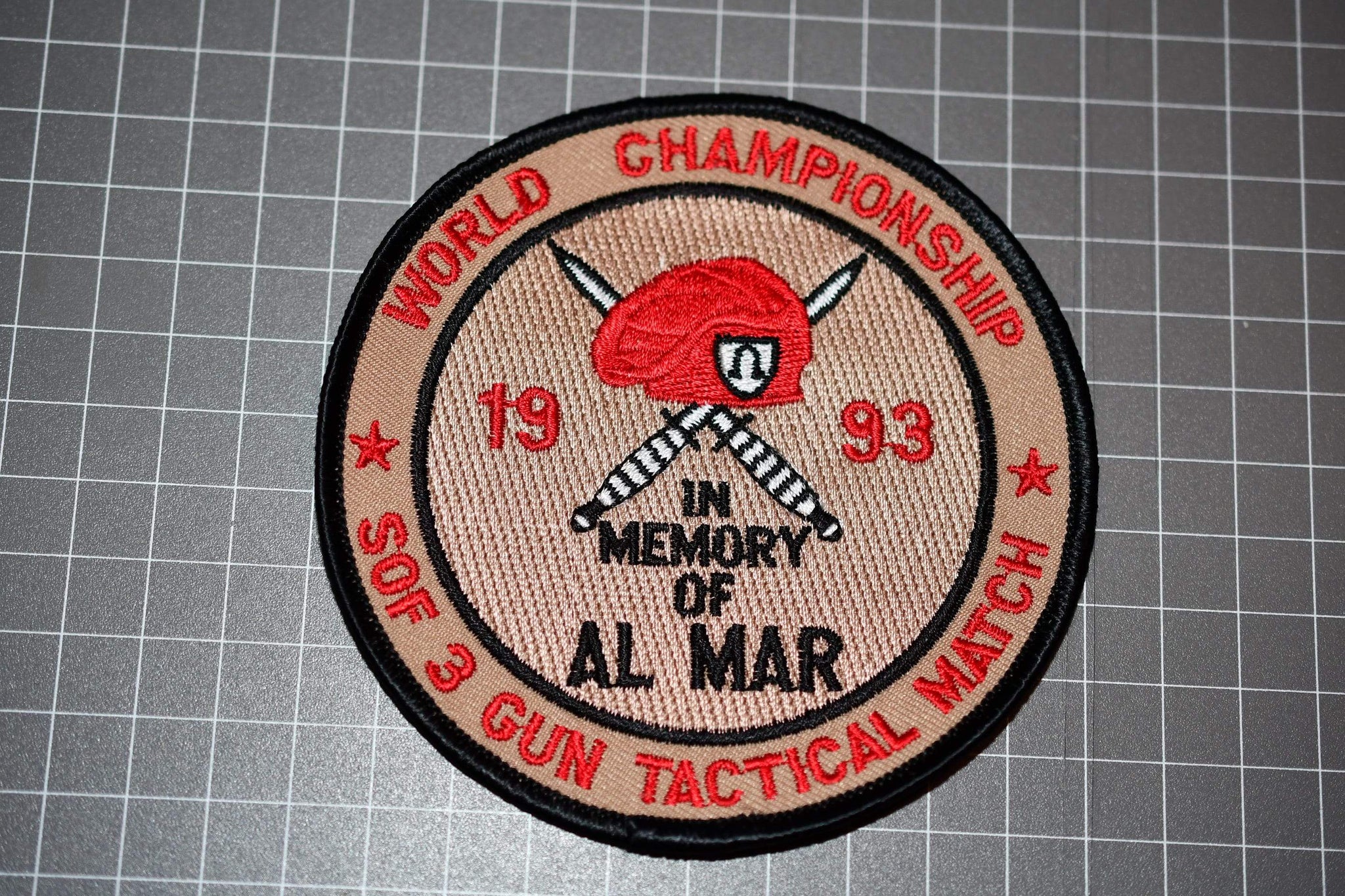 World Championship 1993 SOF 3 Gun Tactical Match Patch (B10-066)
