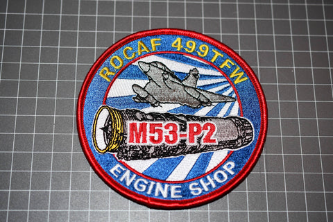 ROCAF 499 Tactical Fighter Wing M53-P2 Engine Shop Patch (Large Version) (B10-081)