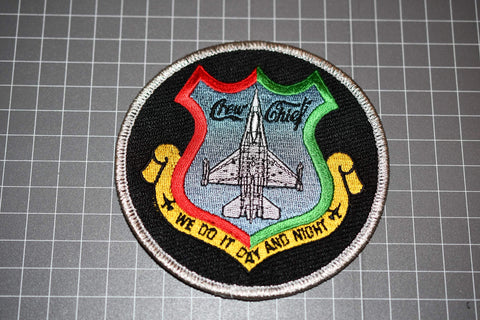 USN Crew Chief "We Do It Day And Night" Patch (B10-106)